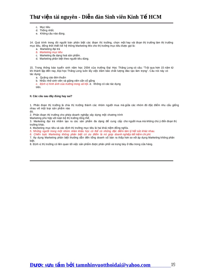 image for page Câu hỏi ôn tập makerting