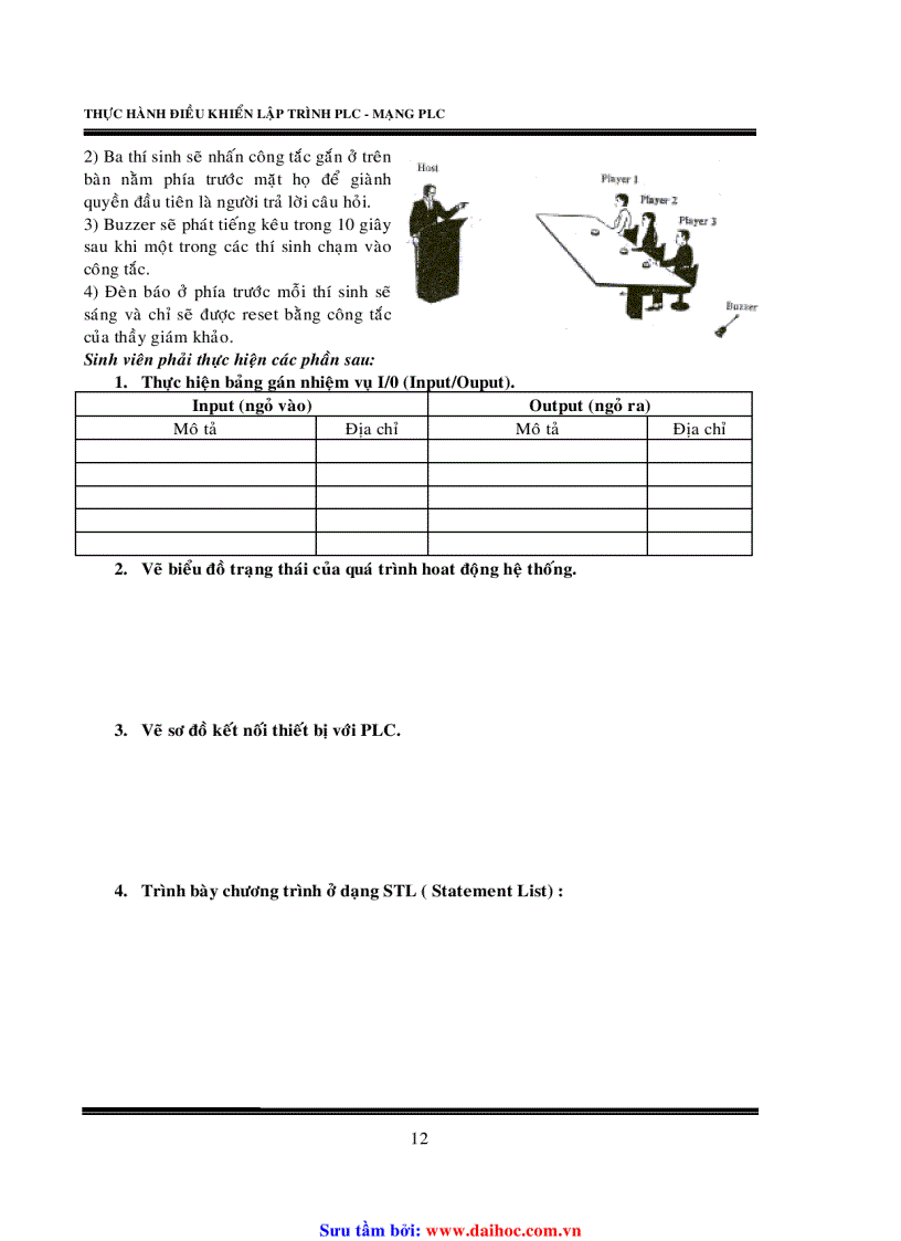 image for page Thực hành điều khiển lập trỉnh plc