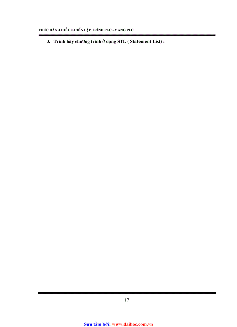 image for page Thực hành điều khiển lập trỉnh plc