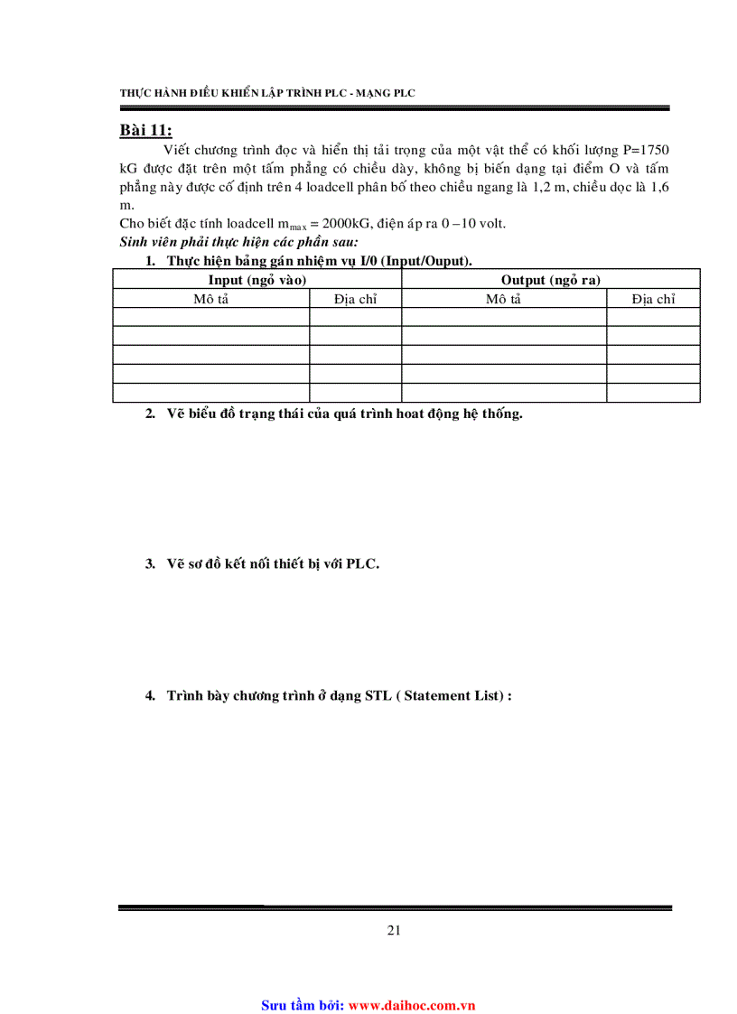 image for page Thực hành điều khiển lập trỉnh plc