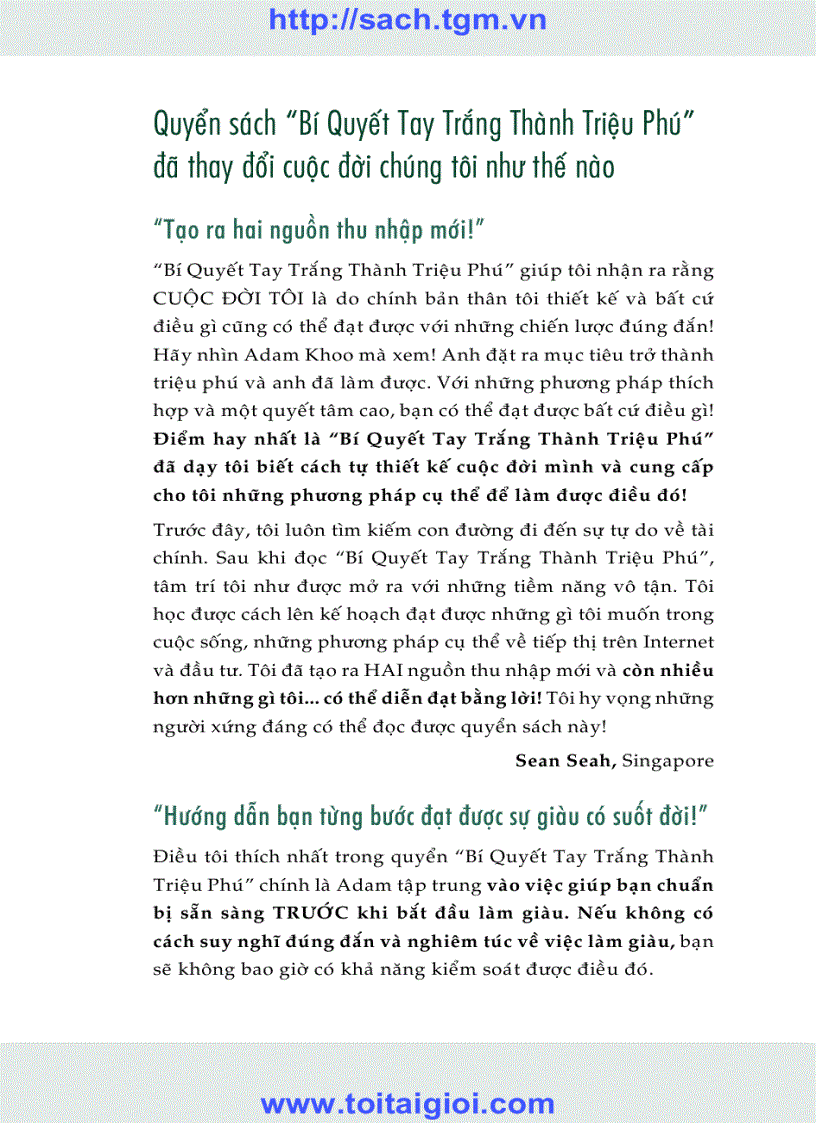 image for page Bí quyết tay trắng thành tỷ phú