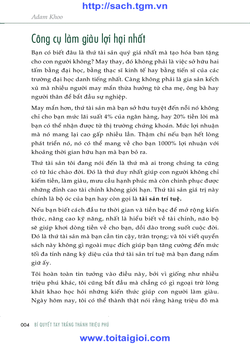 image for page Bí quyết tay trắng thành tỷ phú