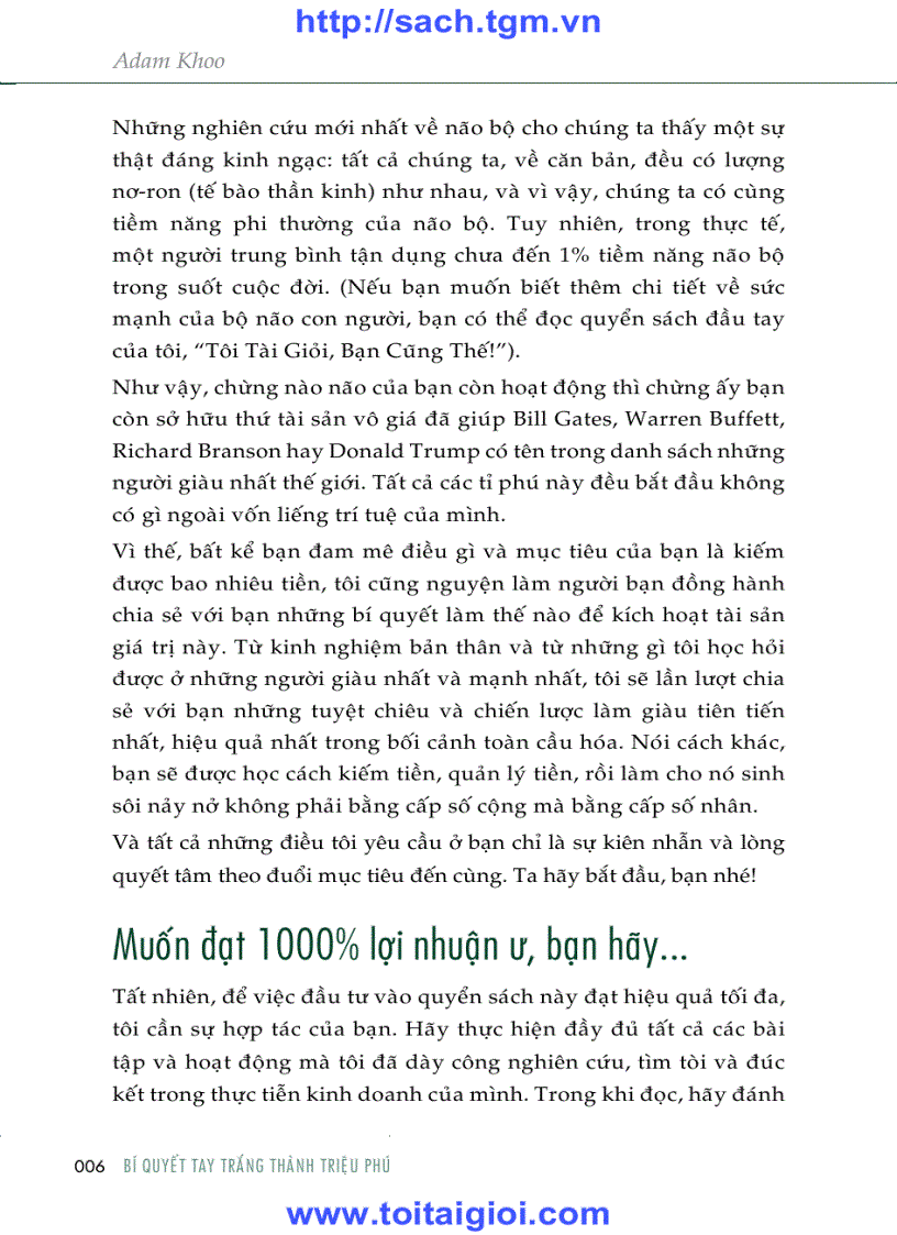 image for page Bí quyết tay trắng thành tỷ phú