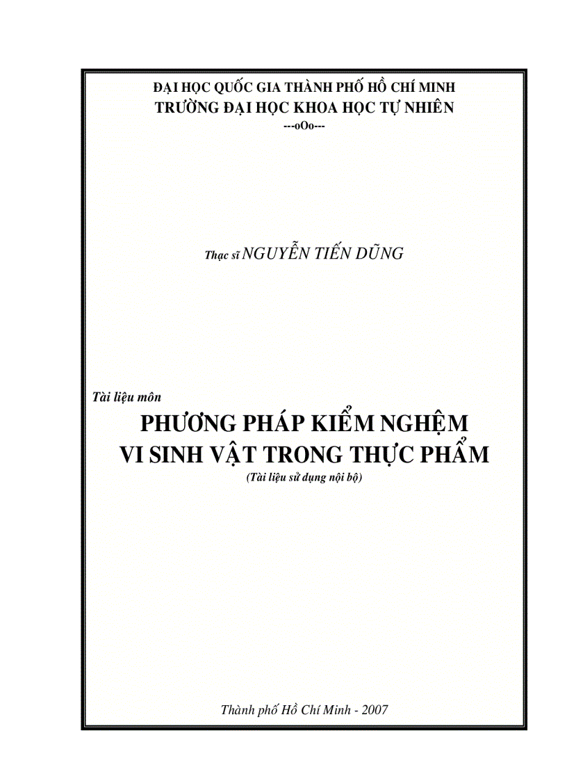 image for page Phương pháp kiểm nghiệm vi thực vật trong thực phẩm