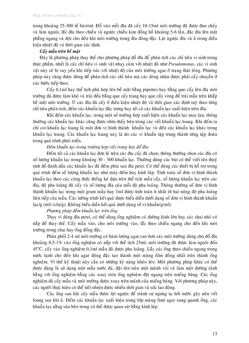 image for page Phương pháp kiểm nghiệm vi thực vật trong thực phẩm