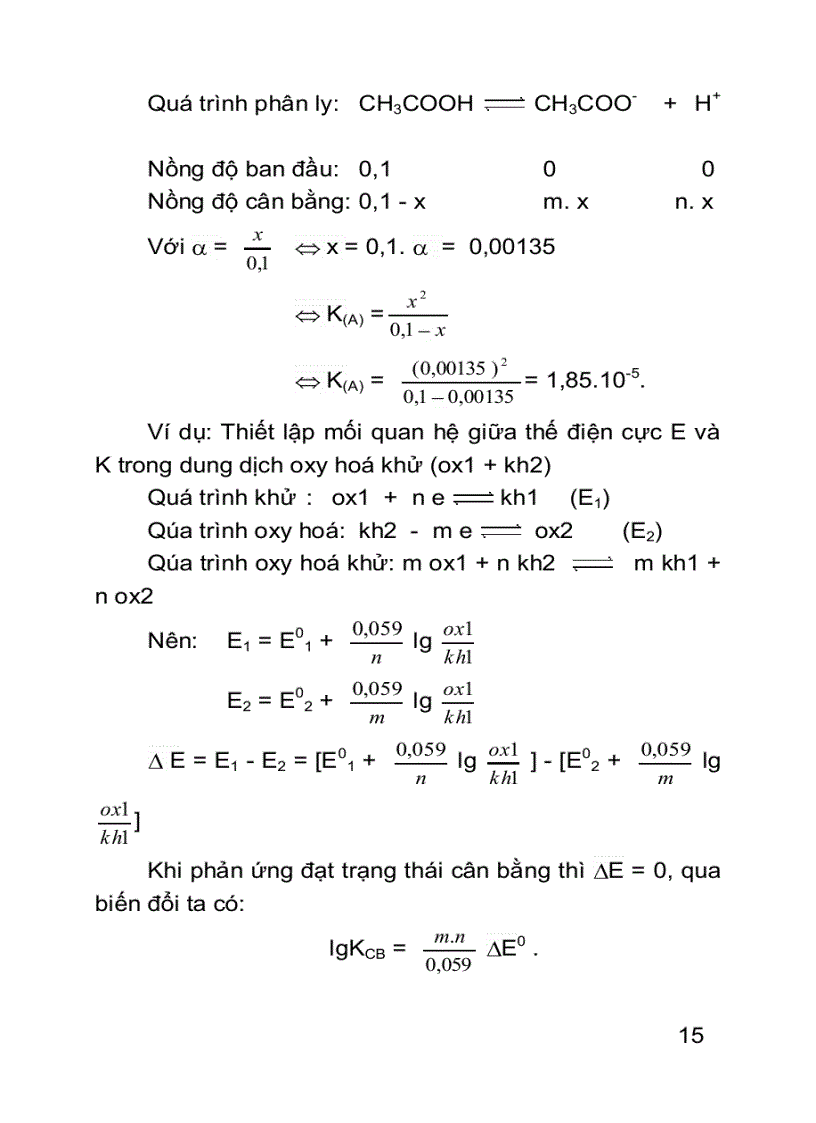 image for page Môn học Hoá học phân tích