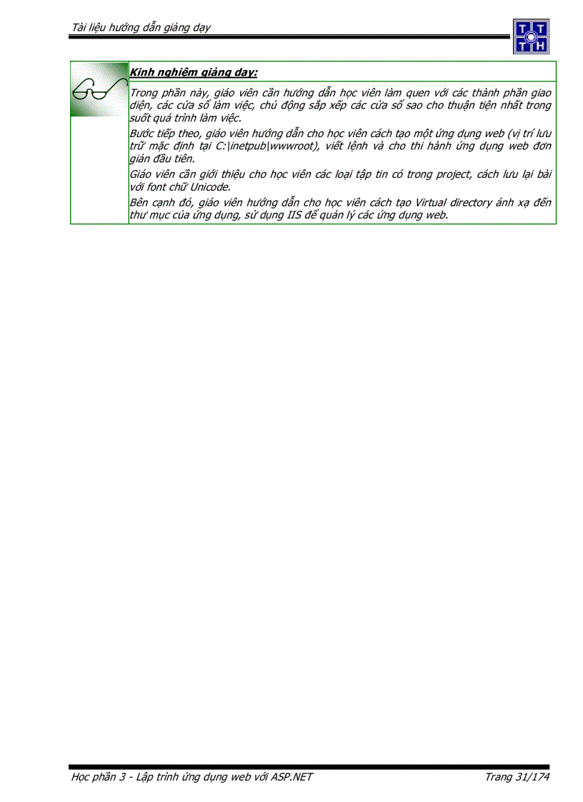 image for page Tài liệu hướng dẫn lập trình web asp net