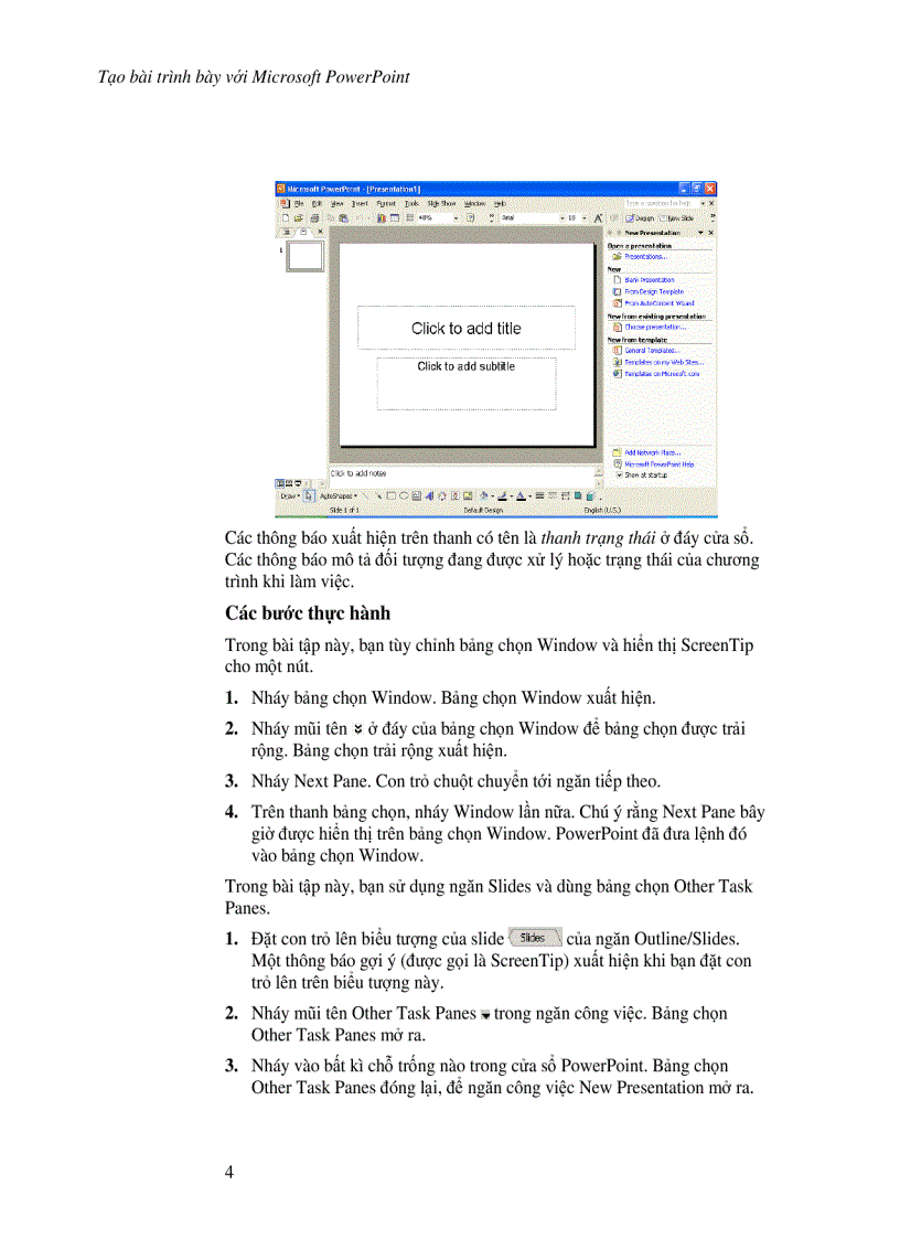 image for page Tạo bài trình bày với powerpoint