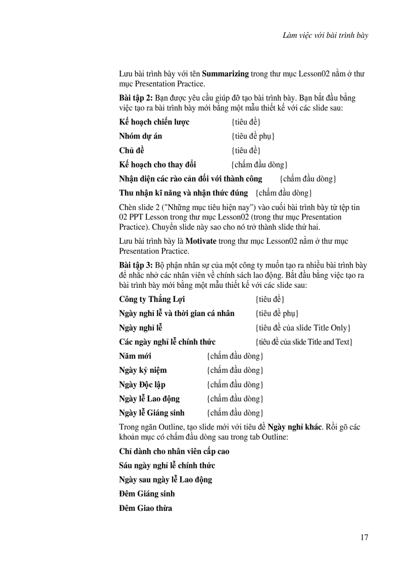 image for page Tạo bài trình bày với powerpoint