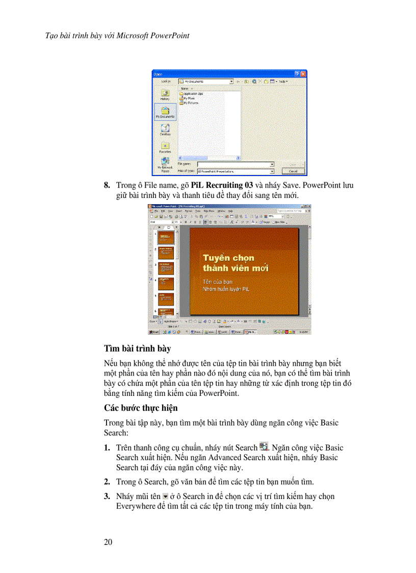 image for page Tạo bài trình bày với powerpoint