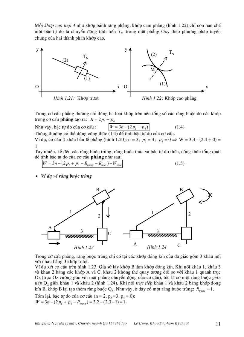 image for page Bài giảng nguyên lý máy