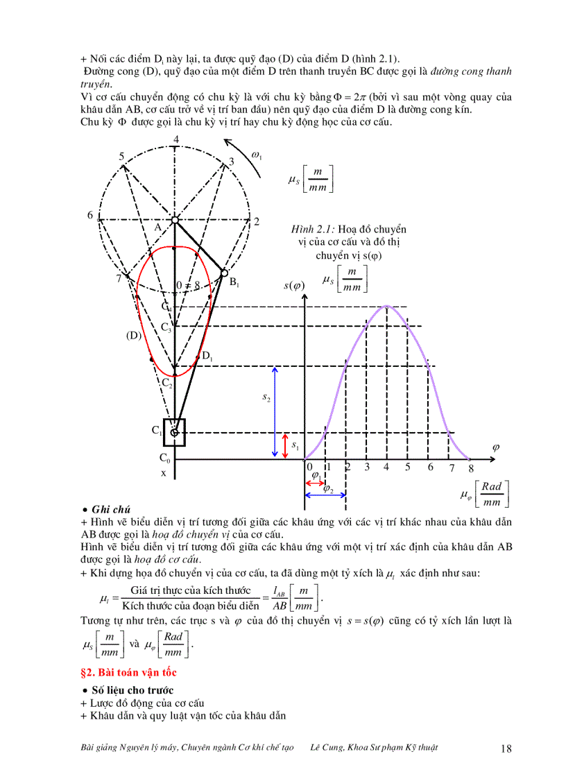 image for page Bài giảng nguyên lý máy