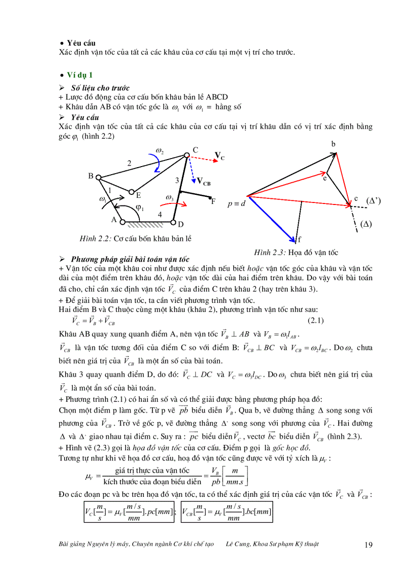 image for page Bài giảng nguyên lý máy