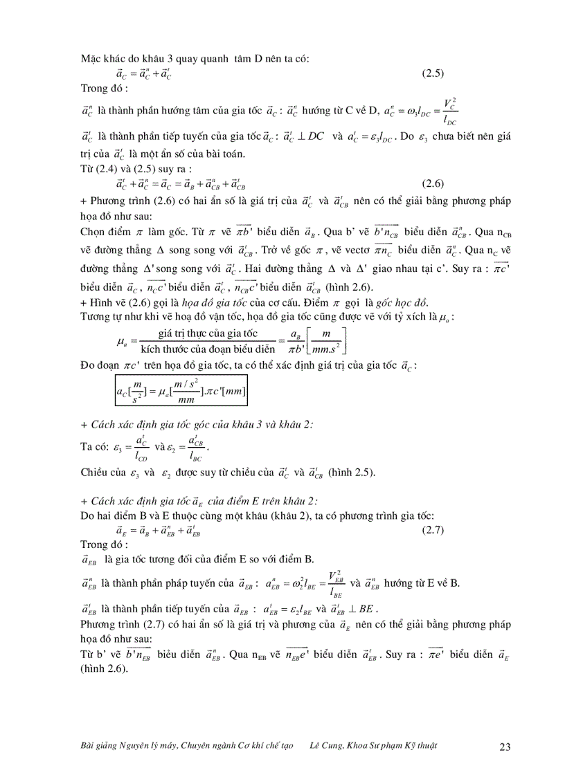 image for page Bài giảng nguyên lý máy