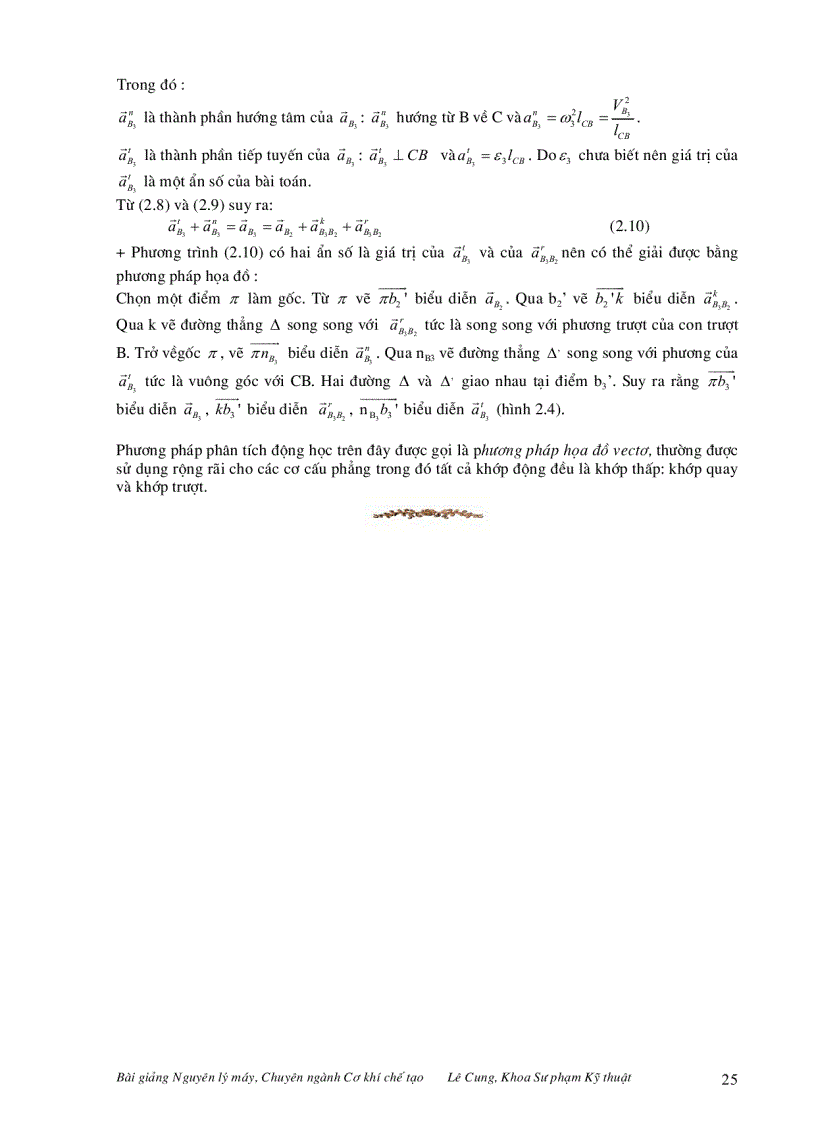 image for page Bài giảng nguyên lý máy