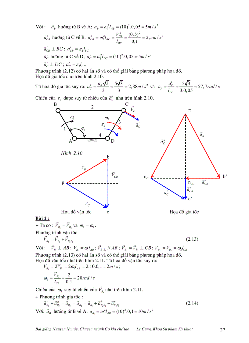 image for page Bài giảng nguyên lý máy