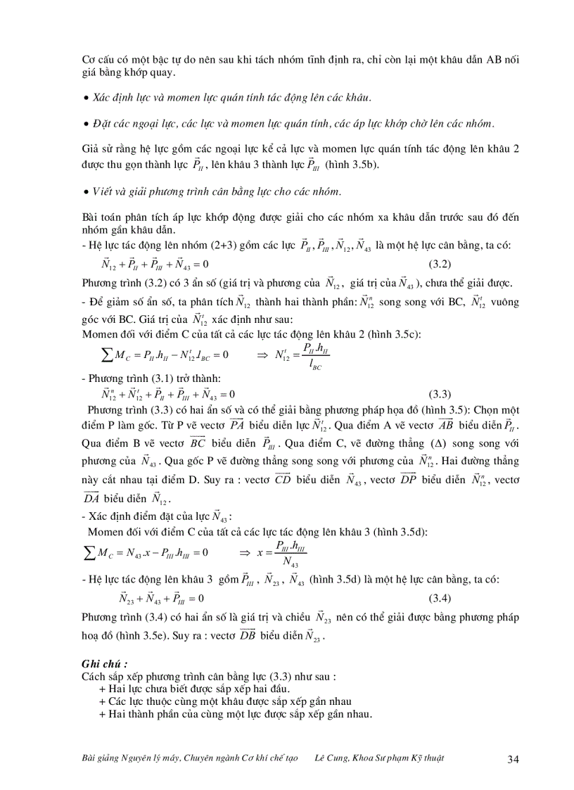 image for page Bài giảng nguyên lý máy