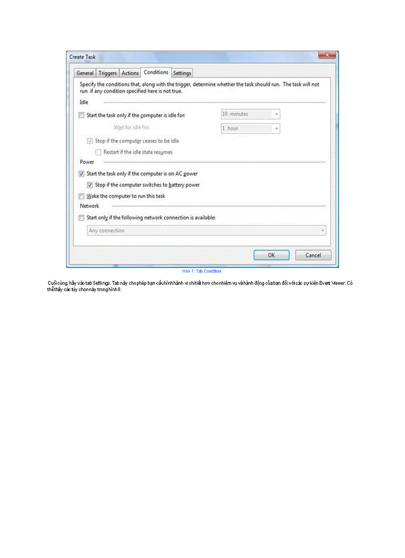 image for page Gắn nhiệm vụ vào bản ghi và sự kiện của Event Viewer trong windows 7
