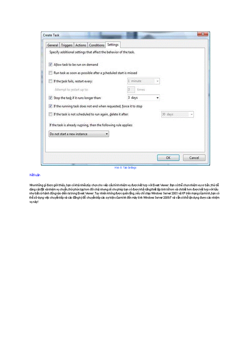 image for page Gắn nhiệm vụ vào bản ghi và sự kiện của Event Viewer trong windows 7