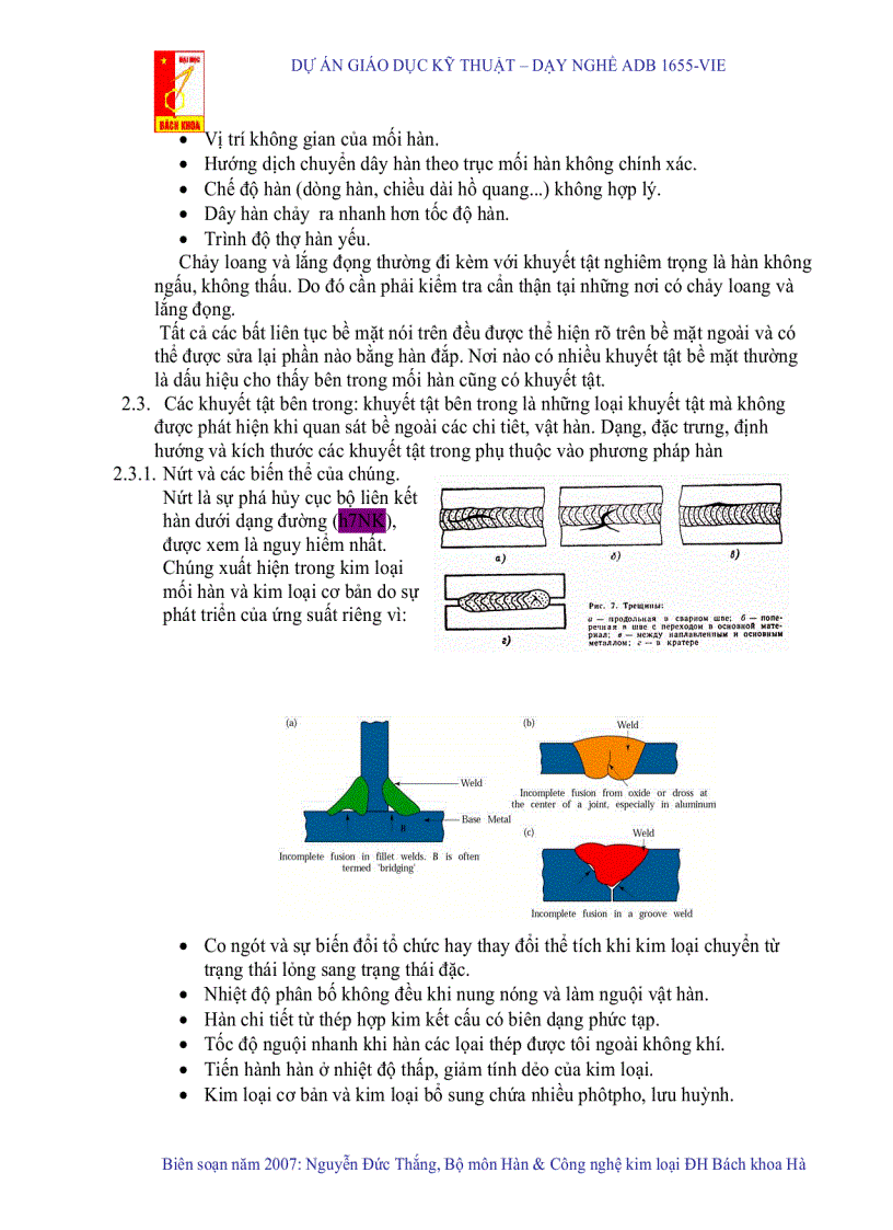 Kiểm tra chất lượng hàn