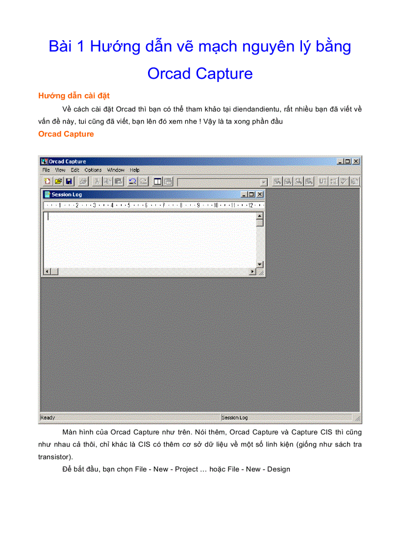 image for page Hướng dẫn sử dụng phần mềm vẽ mạch orcard