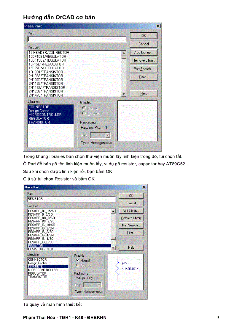 image for page Hướng dẫn sử dụng phần mềm vẽ mạch orcard