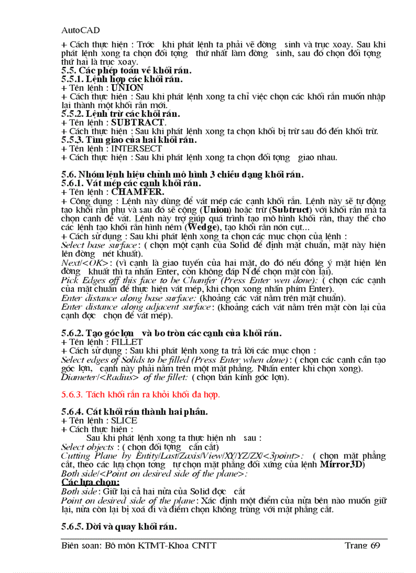 image for page Đề cương autocad 2000 đhspkthy