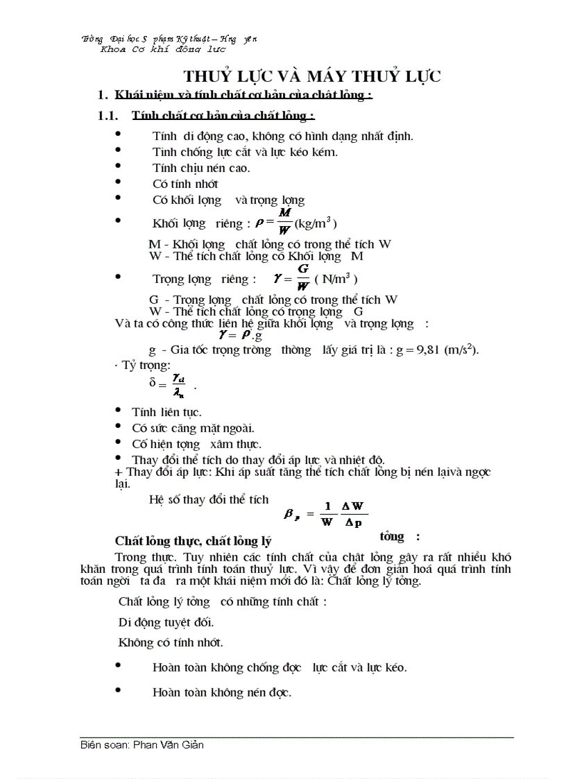 image for page Thủy lực và máy thủy lực