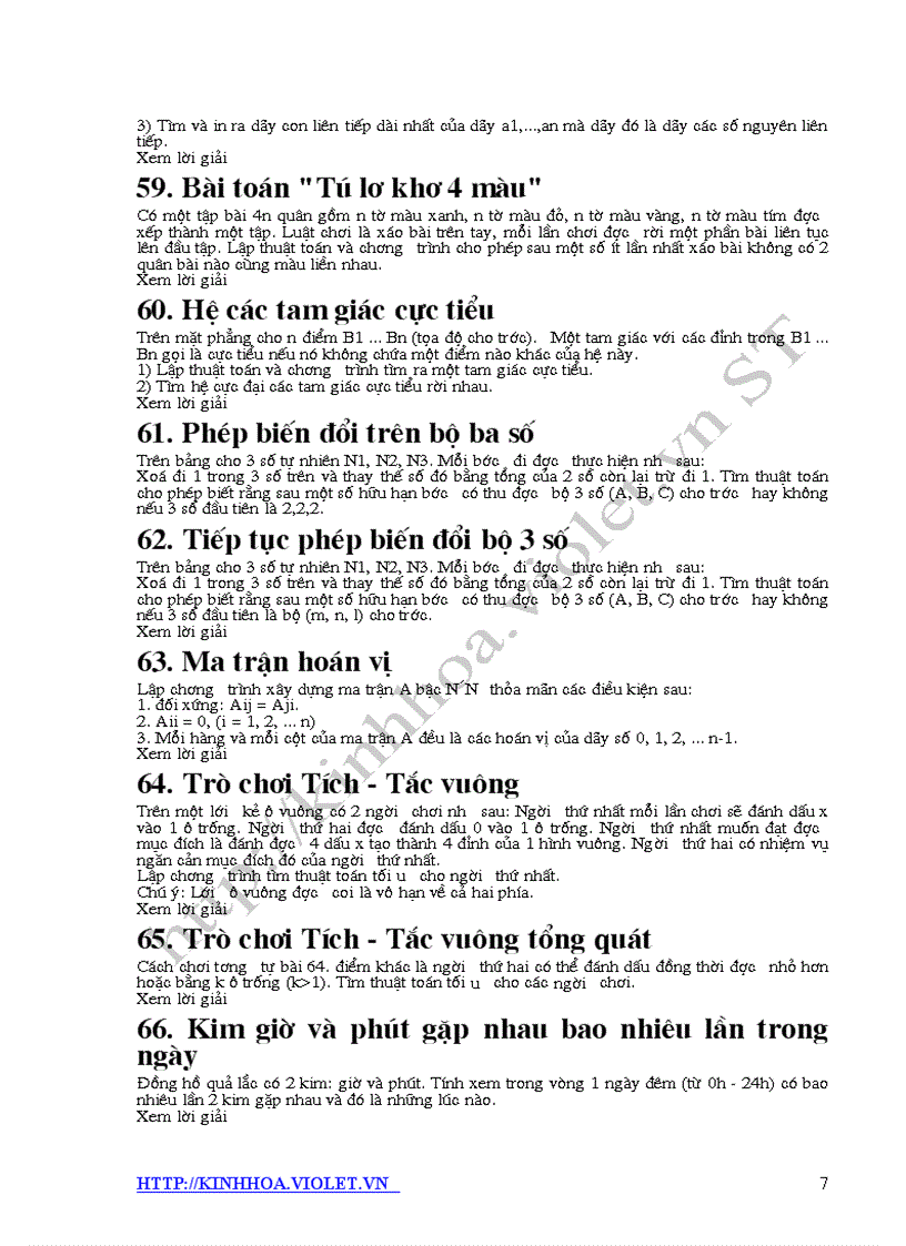 image for page 500 bài tập tin học hsg