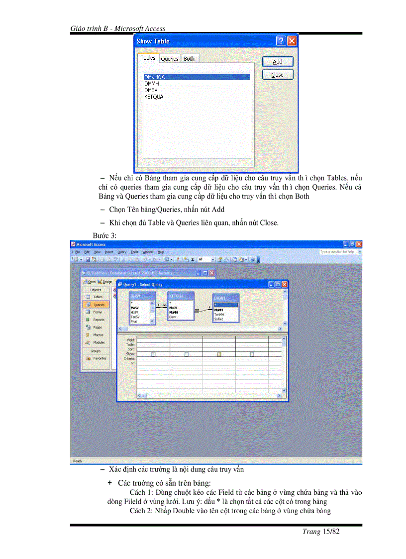 image for page Tài liệu hướng dẫn tự học toàn bộ chương trinh Microsoft Access