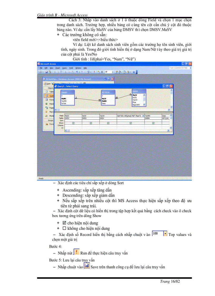 image for page Tài liệu hướng dẫn tự học toàn bộ chương trinh Microsoft Access