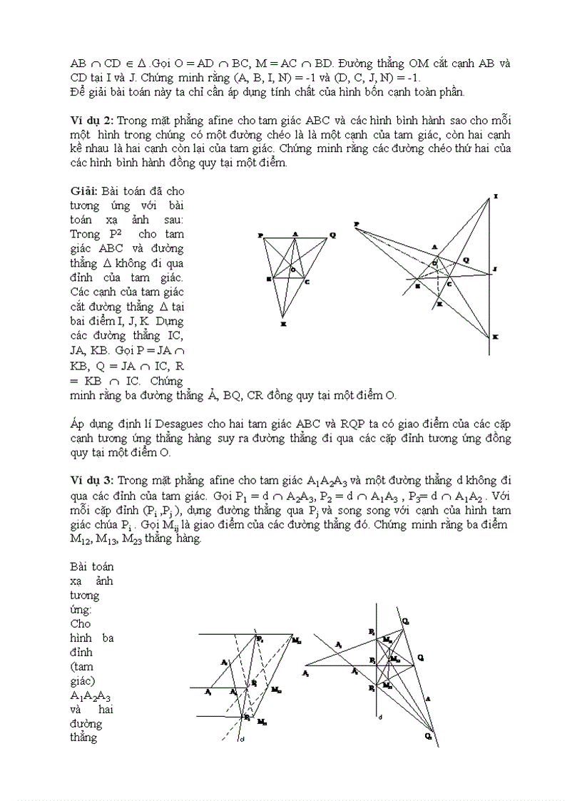image for page Download Ứng dụng hình học xạ ảnh vào giải và sáng tạo bài toán sơ cấp