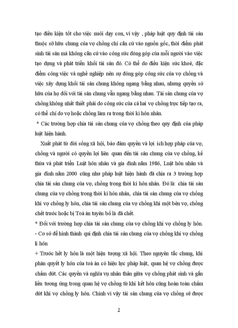 image for page Phân tích tìm hiểu ba vụ việc tranh chấp về việc phân chia tài sản chung hợp nhất của vợ chồng khi ly hôn