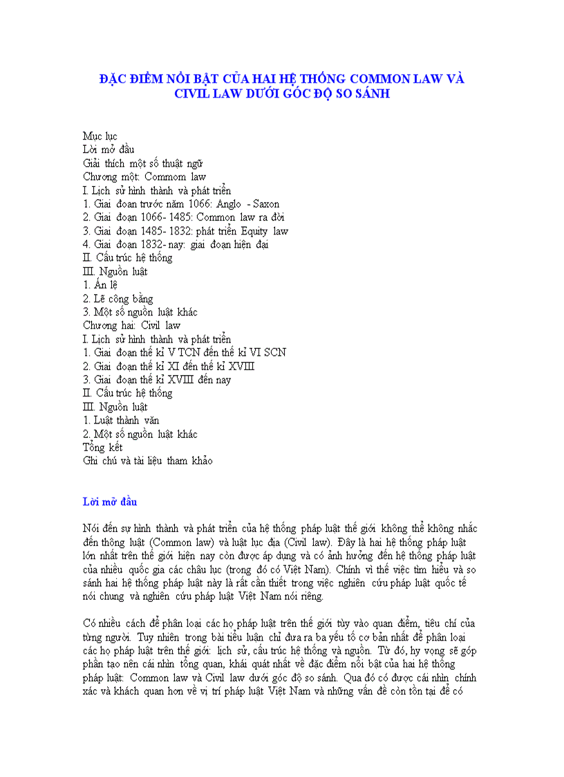 image for page Đặc điểm nổi bật của hai hệ thống common law và civil law dưới góc độ so sánh