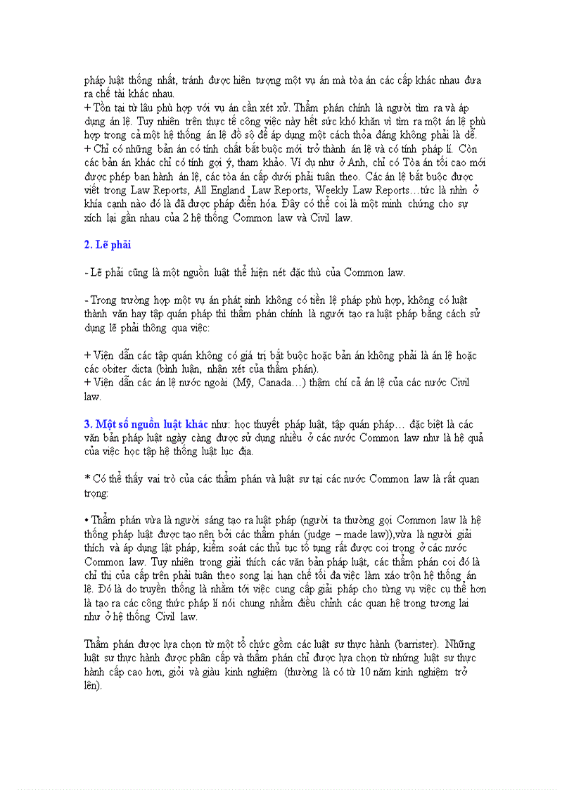 image for page Đặc điểm nổi bật của hai hệ thống common law và civil law dưới góc độ so sánh