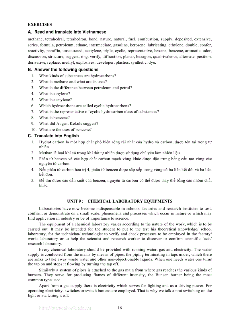 image for page Tiếng anh chuyên ngành công nghệ hóa học công nghệ thực phẩm và công nghệ sinh học