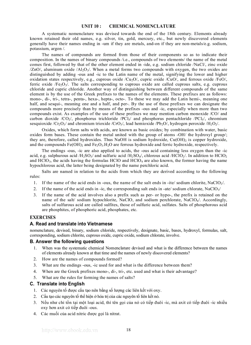 image for page Tiếng anh chuyên ngành công nghệ hóa học công nghệ thực phẩm và công nghệ sinh học