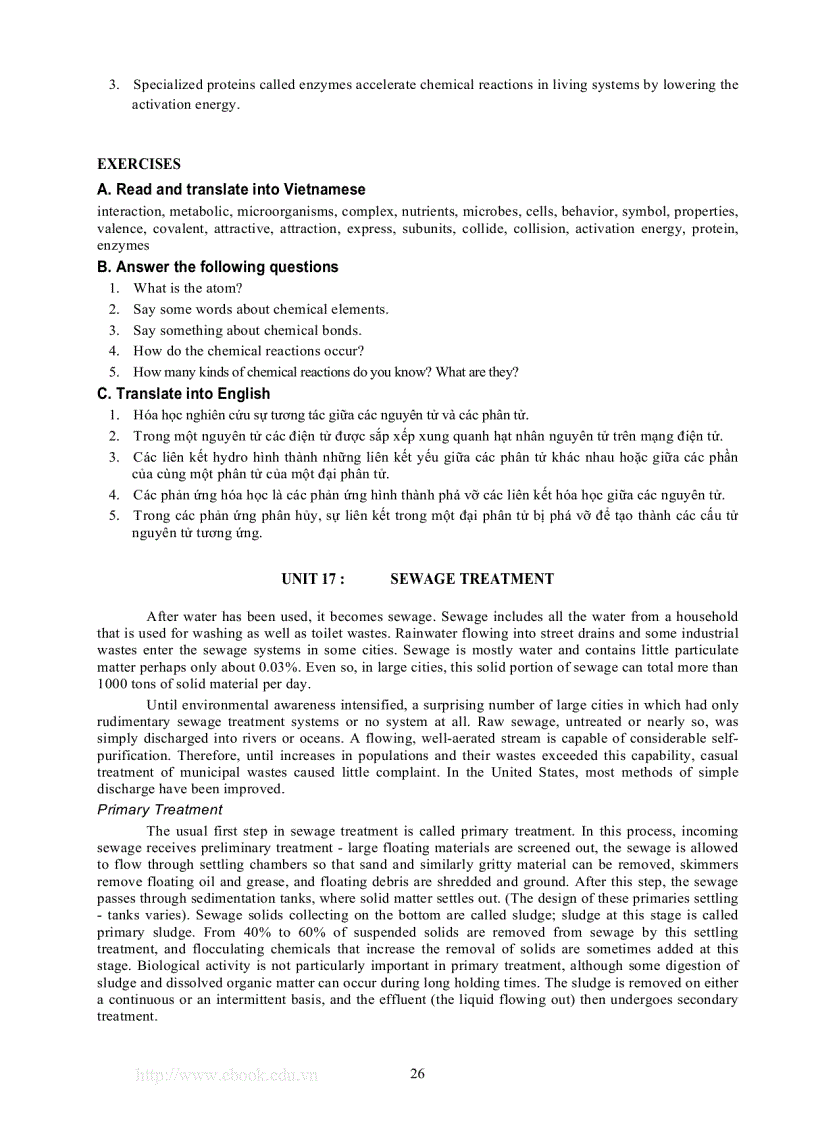 image for page Tiếng anh chuyên ngành công nghệ hóa học công nghệ thực phẩm và công nghệ sinh học