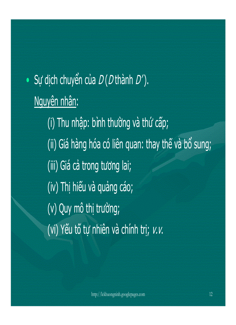 image for page Bài giảng kinh tế vi mô Lê Khương Ninh