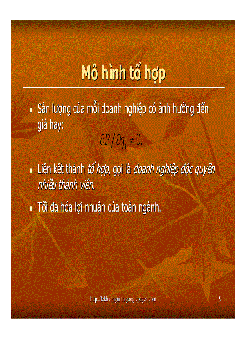 image for page Bài giảng kinh tế vi mô Lê Khương Ninh 1