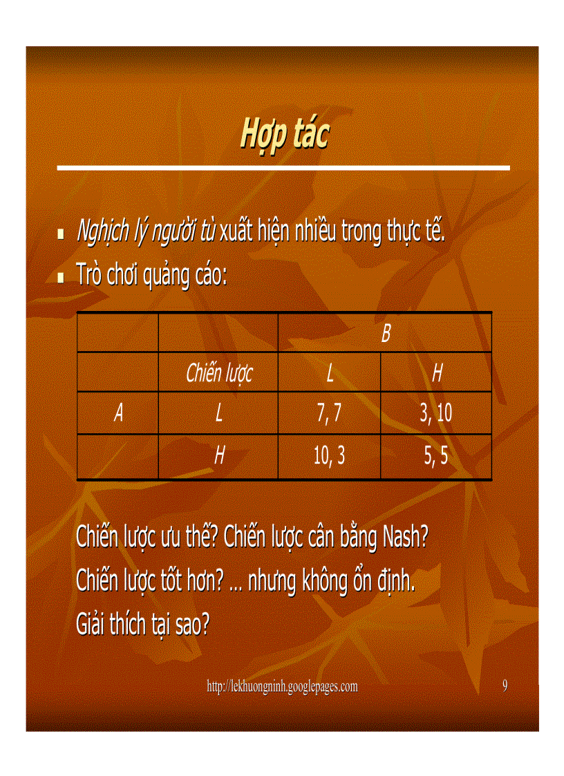 image for page Bài giảng kinh tế vi mô Lê Khương Ninh 2