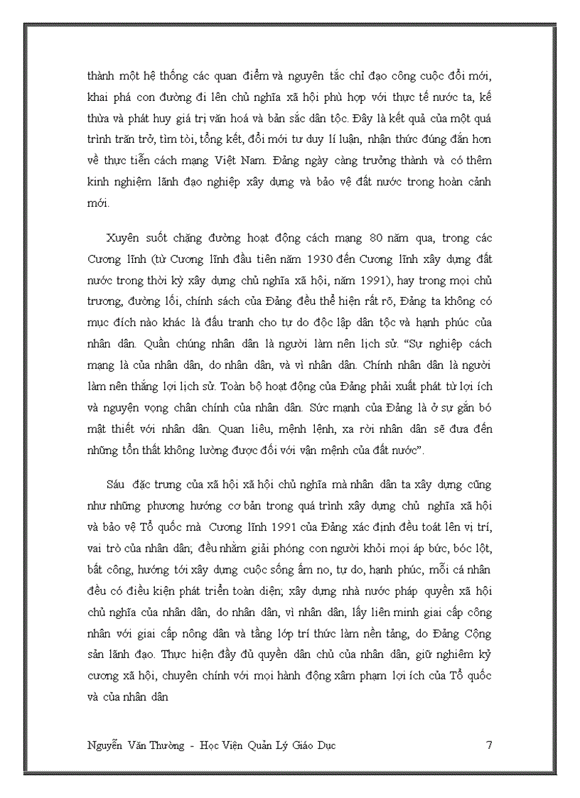 image for page Bài thu hoạch lớp bồi dưỡng kết nạp đảng