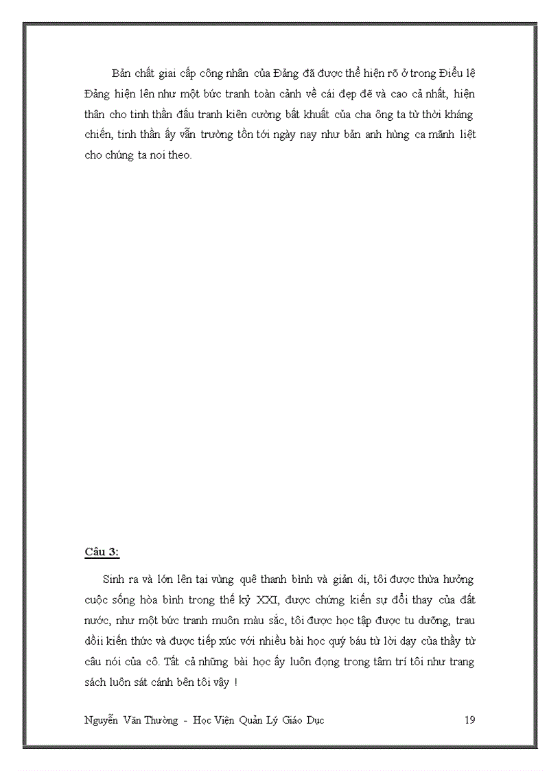 image for page Bài thu hoạch lớp bồi dưỡng kết nạp đảng