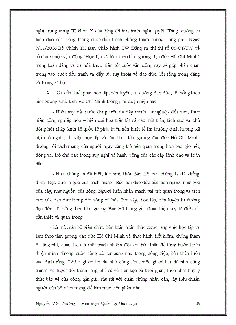 image for page Bài thu hoạch lớp bồi dưỡng kết nạp đảng