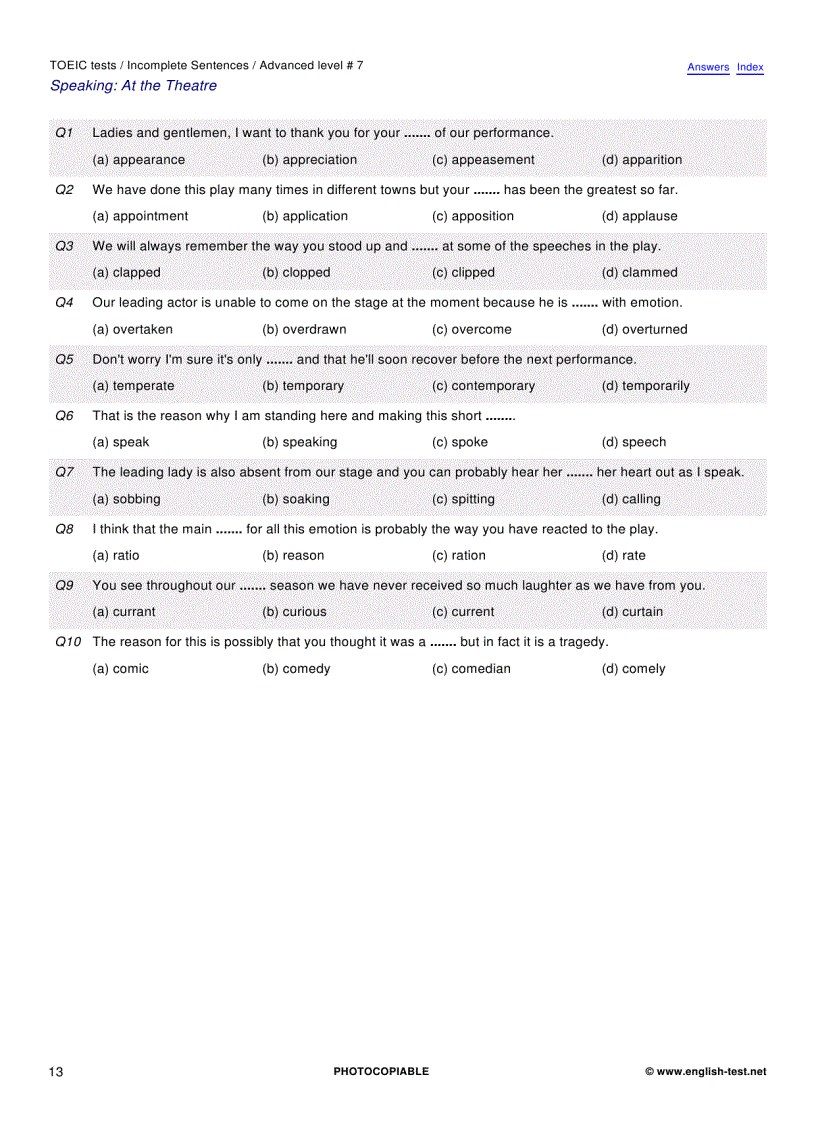 image for page 100 TOEIC Preparation Tests