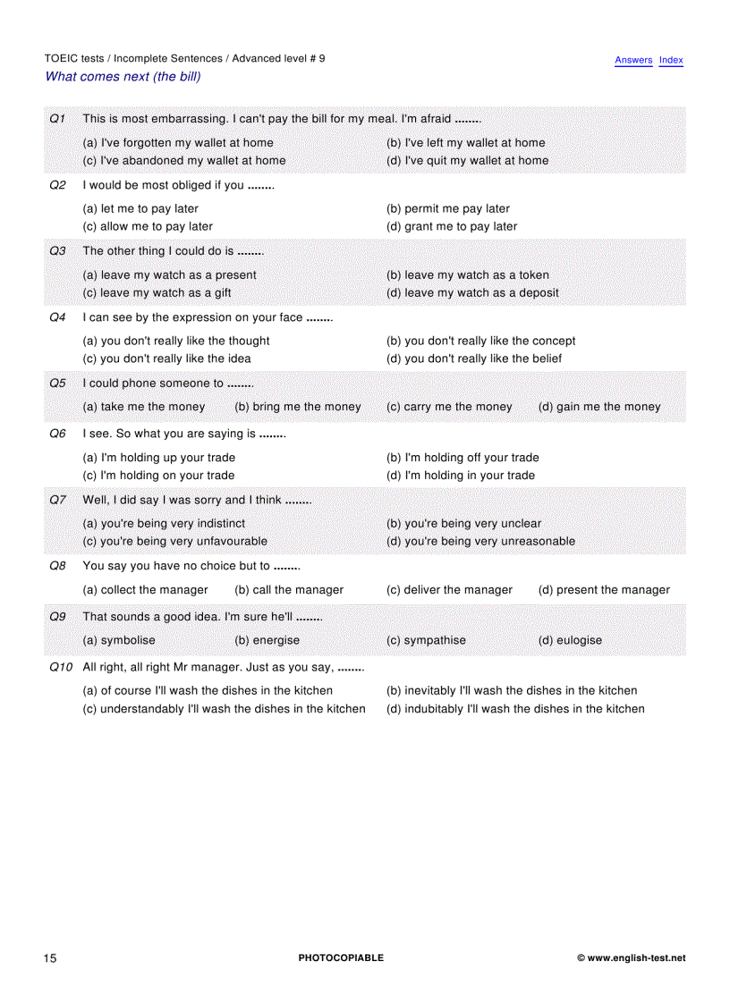 image for page 100 TOEIC Preparation Tests
