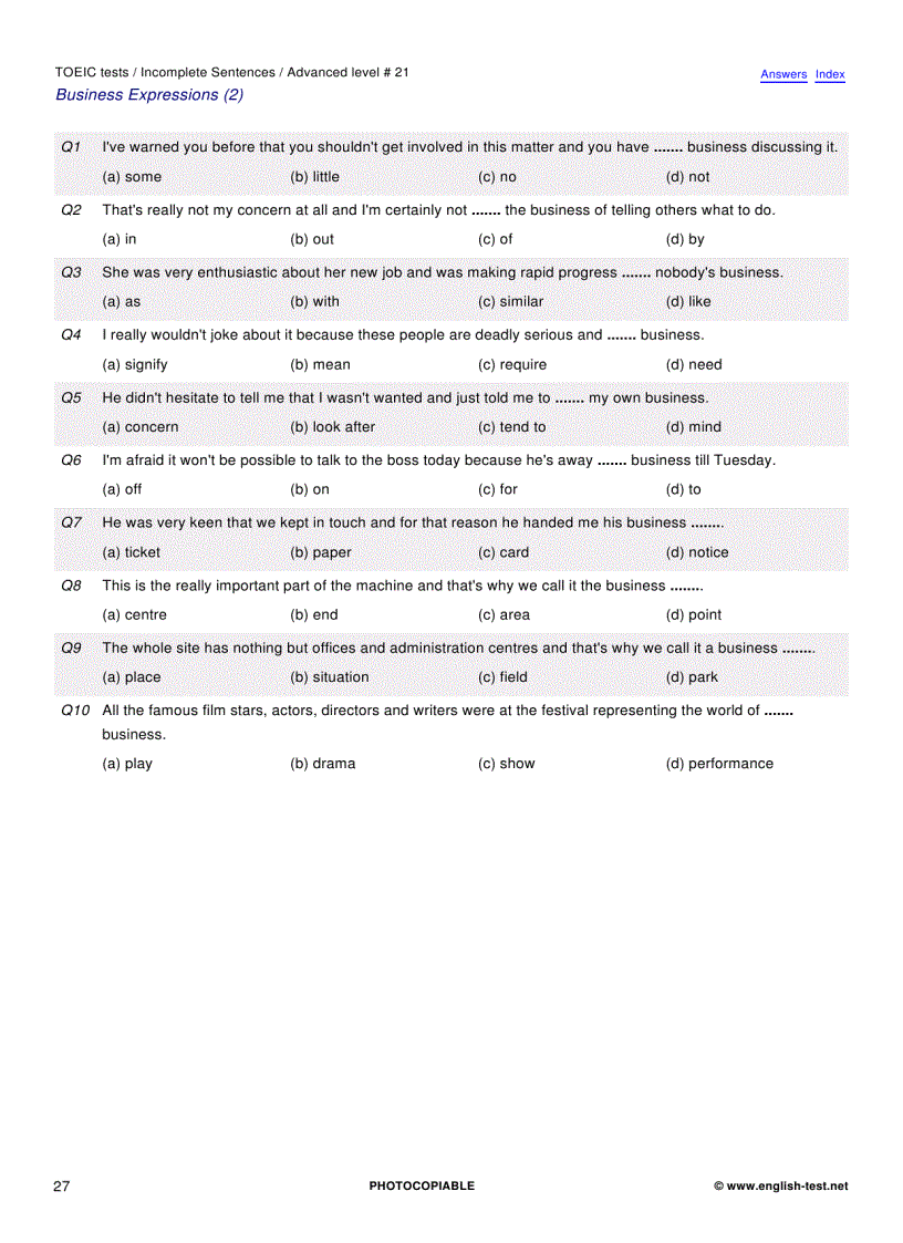 image for page 100 TOEIC Preparation Tests