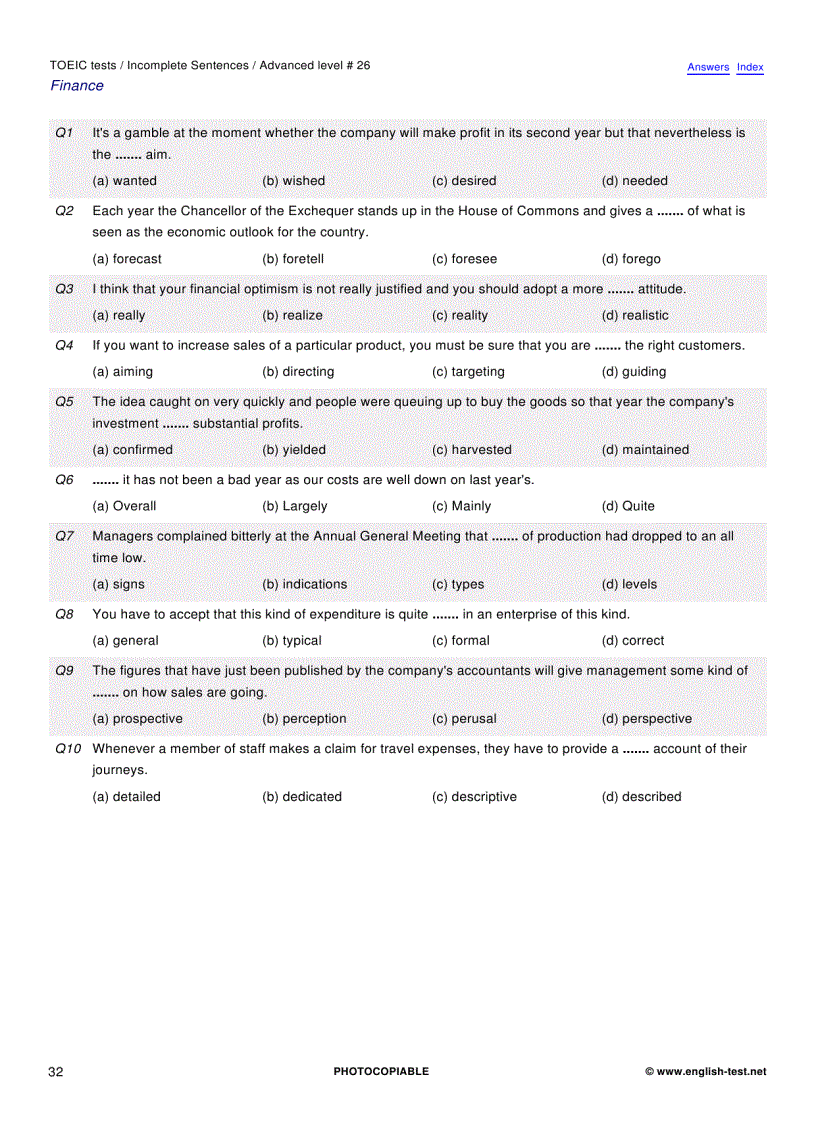 image for page 100 TOEIC Preparation Tests