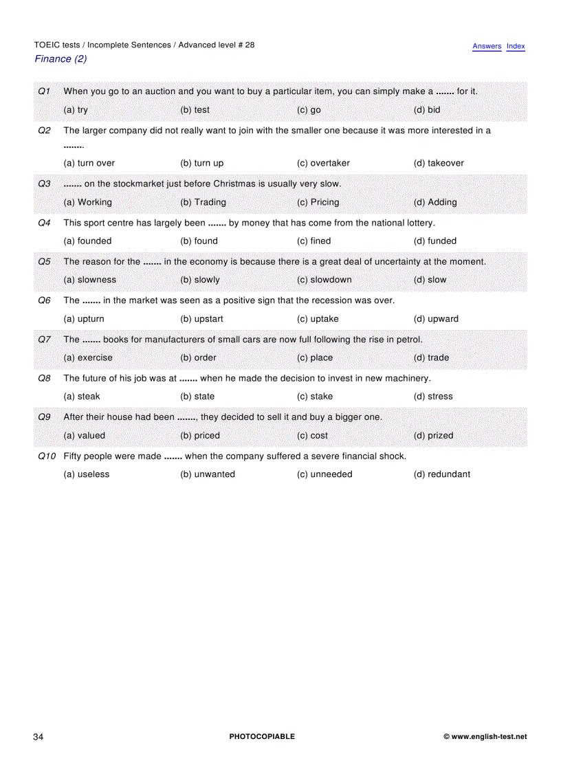 image for page 100 TOEIC Preparation Tests