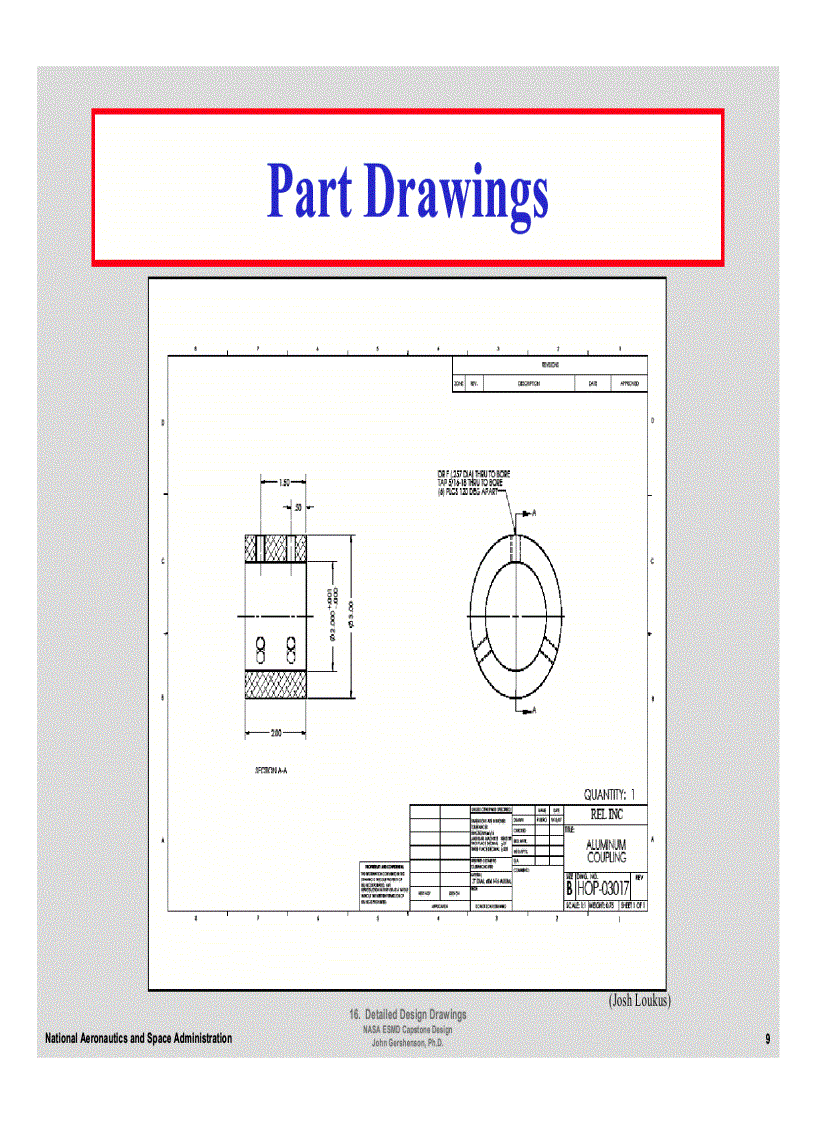 image for page Detailed design drawings of an architect